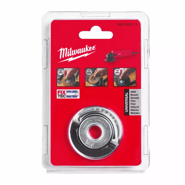 Milwaukee Fixtec pikakiinnitysmutteri kulmahiomakoneeseen M14 - Työkalut ja tarvikkeet - 4932352473 - 1