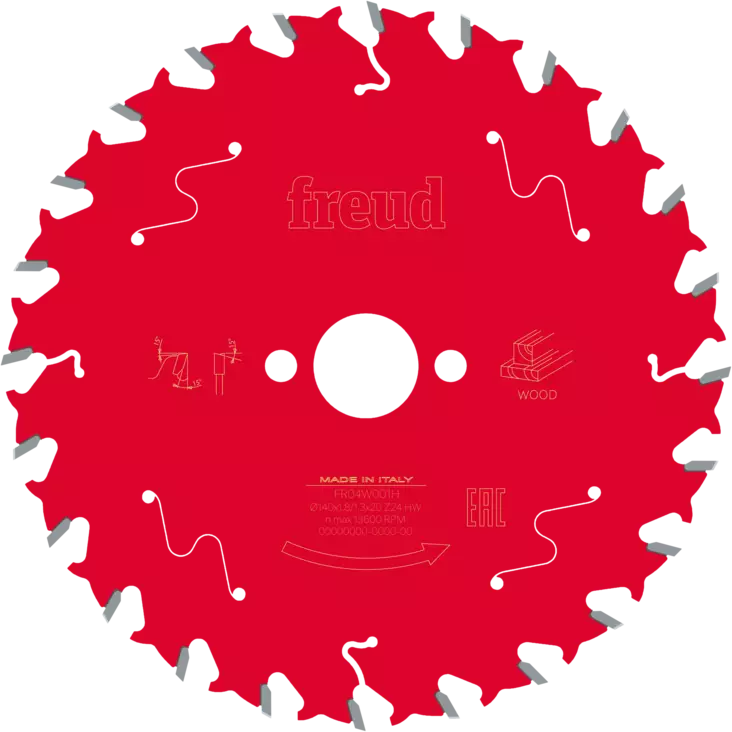 Sirkkelinterä 140x2,4x20 Z24 kovametalli - Pyörösahanterät - CFT30003 - 1