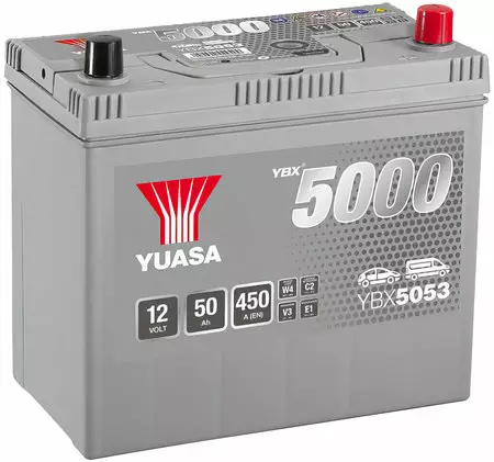 Yuasa YBX5053 50Ah - Yuasa akut - YBX5053 - 1