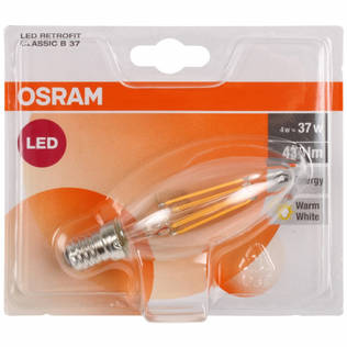 Osram Filamenttilamppu LED-retrofit E14 4W - Kiinteistövalaisimet - OS114 - 1