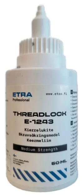 Etra Theardlock E-1243 50ml (keskiluja kierrelukite) - Lukitteet - 10340012174 - 1