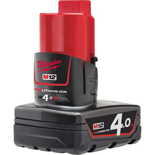 Akku 12V 4Ah Milwaukee - Milwaukee 12V akut ja laturit - M12B4 - 1