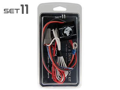 Kytkentäsarja 4-napainen DTP - Lisävalojen relejohtosarjat  - 1605-WK044 - 1