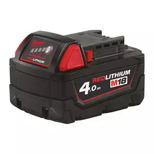Milwaukee 4Ah akku M18 B4 - Milwaukee 18V akut ja laturit - M18B4 - 1