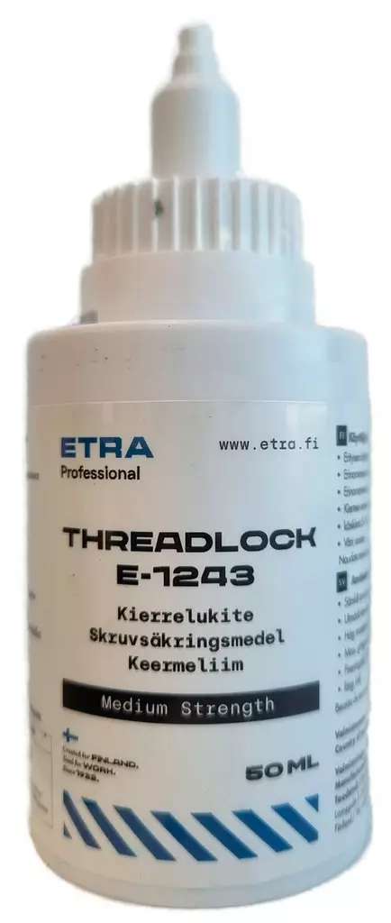 Etra Theardlock E-1243 50ml (keskiluja kierrelukite) - Lukitteet - 10340012174 - 1