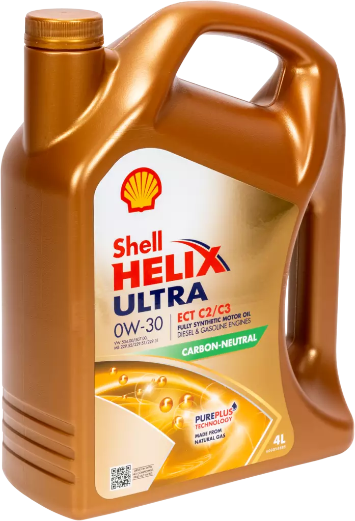 Shell Helix Ultra ECT C2/C3 0W-30 4l - Moottoriöljyt - SE720239-4 - 1