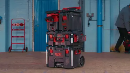 Milwaukee Packout akkuteline M18 akuille - Packout-järjestelmä - 4932498645 - 2