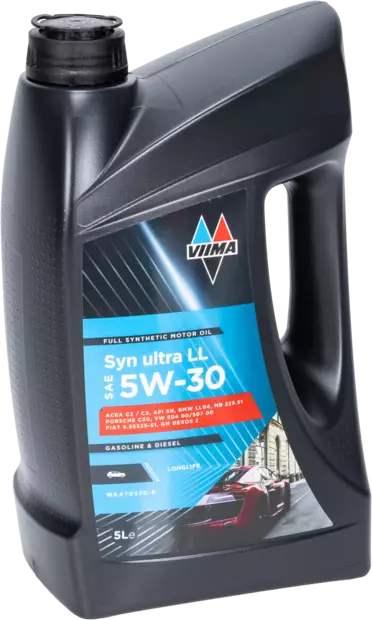 Viima Autotech Syn-Ultra LL 5W-30 5L - Moottoriöljyt - WKAT0530-5 - 1