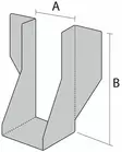 Palkkikenkä 51x105mm RST A2 - Outlet - J3352105 - 3