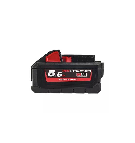 Milwaukee M18 5,5Ah High Output akku - Milwaukee 18V akut ja laturit - M18HB55 - 1