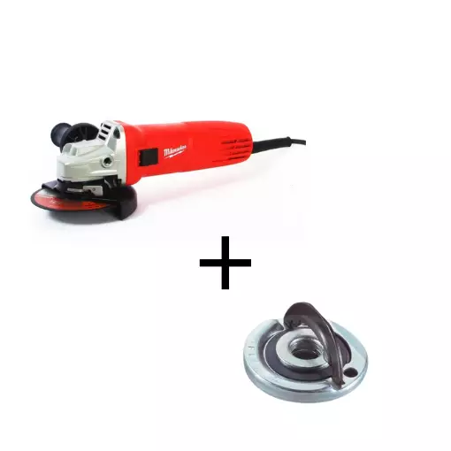 Milwaukee kulmahiomakone 125mm 1000W AG1000-125EKX + Fixtec pikakiinnitysmutteri - Kulmahiomakoneet - 4933459105 - 1