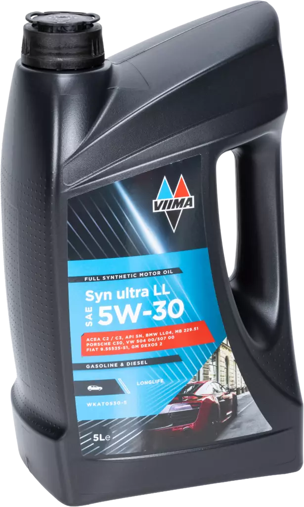 Viima Autotech Syn-Ultra LL 5W-30 5L - Moottoriöljyt - WKAT0530-5 - 1