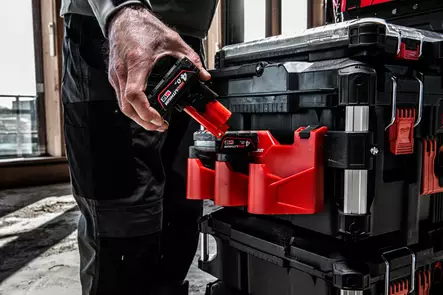 Milwaukee Packout akkuteline M12 akuille - Packout-järjestelmä - 4932498646 - 2