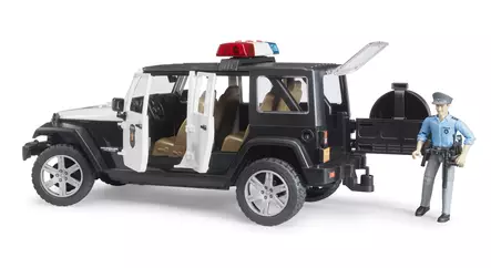 Jeep Rubicon Poliisiauto 02526 Bruder - Bruder ajoneuvot - U02526 - 1