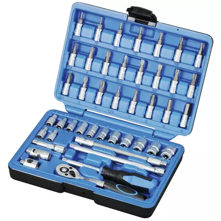 IKH hylsysarja 43-osainen 1/4" - Hylsysarjat - IKH7216 - 1
