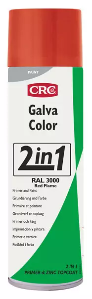 CRC Galvacolor 2 in 1 spraymaali punainen - Spraymaalit - 20566 - 1