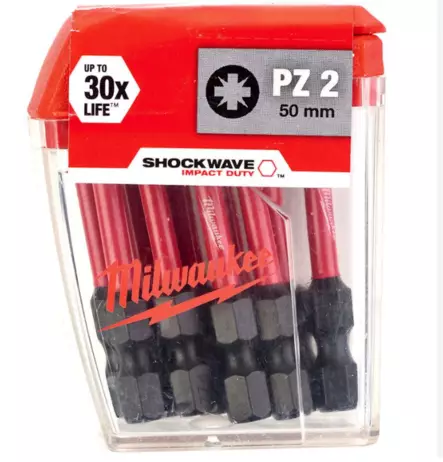 Milwaukee kärkipaketti PZ2 - 50mm, 10kpl - Kärkisarjat - 4932430866 - 1