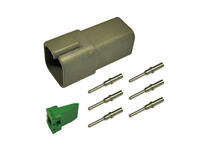 DEUTSCH PISTOKE 6-NAP. UROSLIITTIMIN - Lisävalojen liittimet - 1605-N8K056 - 1