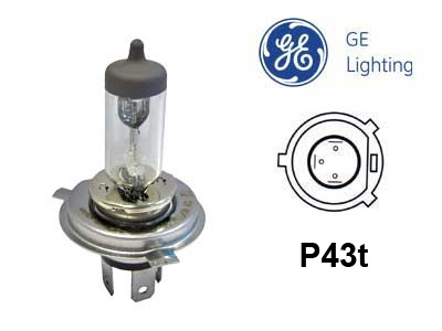 GE 24V H4 13342 75/70W - H4 Halogenpolttimot 24V - 38836 - 1