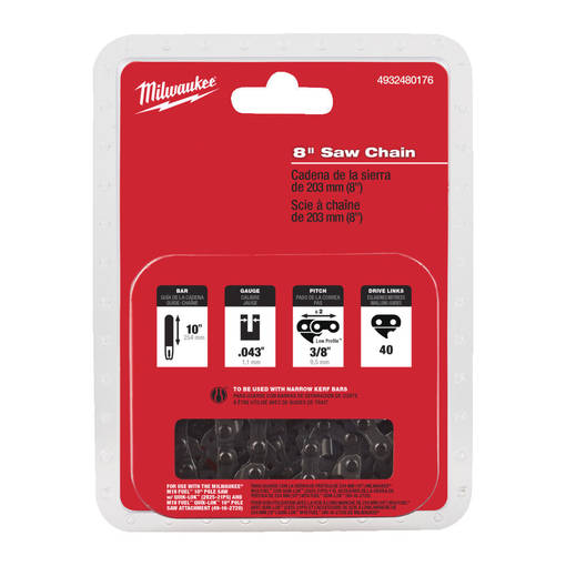 Teräketju Milwaukee M18 FHS20 oksasahaan - Teräketjut ja tarvikkeet - 4932480176 - 1