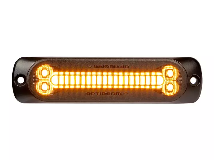 Optibeam Dark Phantom SX6 keltainen - LED-tasovilkut - 1603-300776 - 1