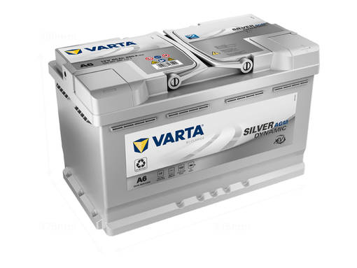 Varta Silver Dynamic AGM xEV 80Ah - Varta akut - 1810-A6 - 1