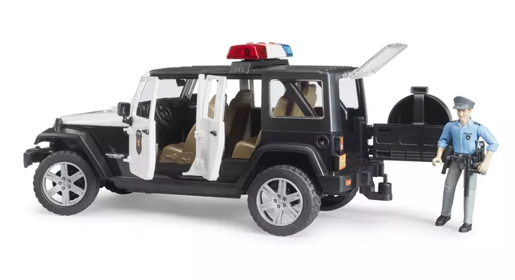 Jeep Rubicon Poliisiauto 02526 Bruder - Bruder ajoneuvot - U02526 - 1