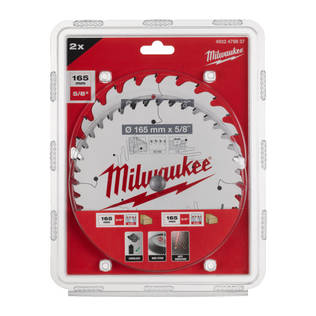 Milwaukee pyörösahanterät 165/15,87/24T + 40T - Pyörösahanterät - 4932479837 - 1
