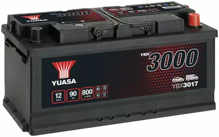 Yuasa YBX3017 90Ah - Yuasa akut - YBX3017 - 1