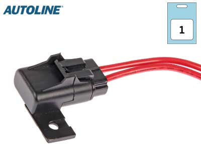 Sulakerasia GM roiskevesitiivis 2.5mm² johdoilla - Lisävalojen sulakkeet ja rasiat - 1569-19047 - 1