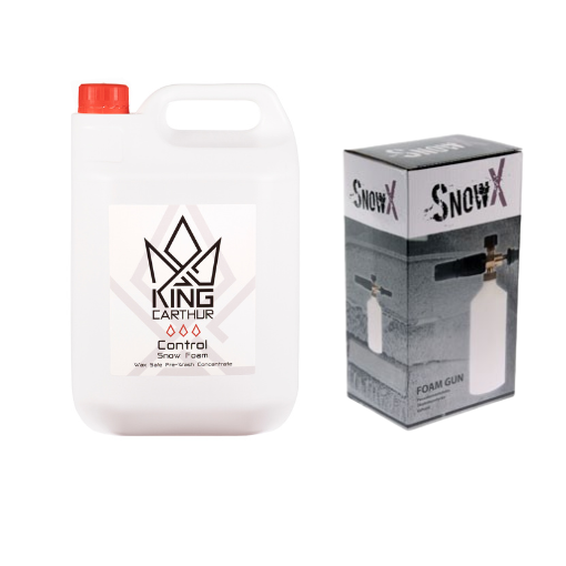 Kign Carthur Control Snow Foam 5L + Snow-X vaahdotin - Auton esipesuaineet - 3-92467 - 1