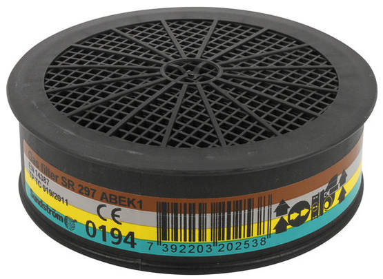 Kaasusuodatin SR297 A1B1E1K1 - Hengityssuojaimet - HS100297 - 1