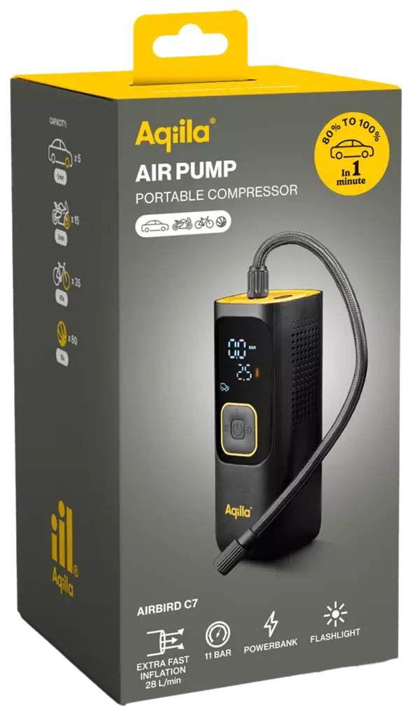 Akkurengaskompressori Aqiila C7 - Paineilmakoneet - GP406037 - 1