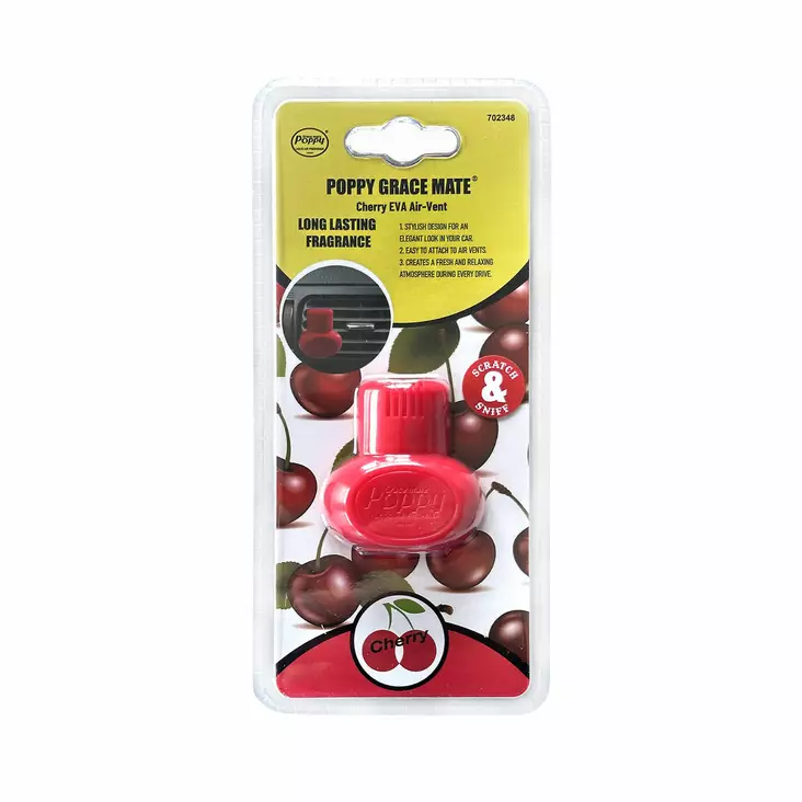 Ilmanraikastin Grace Mate Poppy Air-Vent 20ml Kirsikka - Auton sisäpuhdistus - HS20151-18817 - 1