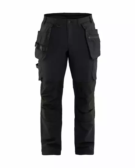 Blåkläder 1720 Strecth riipputaskuhousut - Kesätyöhousut - BLK1720-9900-C48 - 1