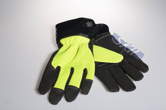 Guide 5148W 9 Guanti Protettivi Invernali Hi-Vis - Antivento E Impermeabili - Pelle Sintetica, Fodera In Pile, Taglie 8-12
