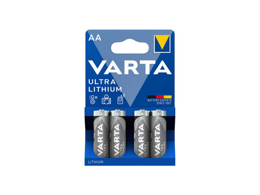Varta Lithium Ultra- paristo 4kpl AA - Paristot - 1811-8740458 - 1