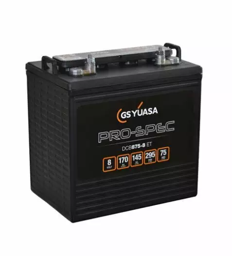 Yuasa DCB875-8 ajovoima-akku 8V 170Ah esim.golfauto - Muut akut - DCB875-8 - 1