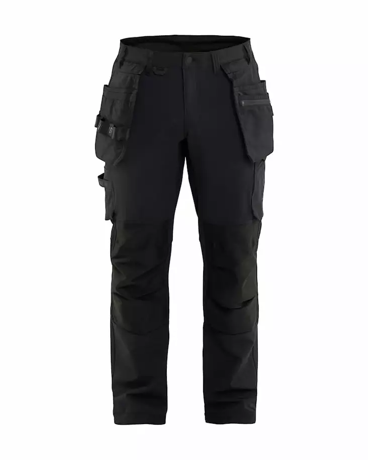 Blåkläder 1720 Strecth riipputaskuhousut - Kesätyöhousut - BLK1720-9900-C48 - 1