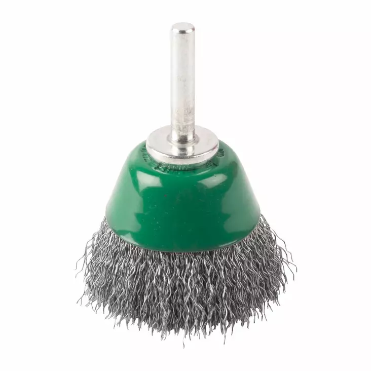 Milwaukee kuppiharja suorahiomakoneeseen, 50x20mm, aallotettu ruostumaton teräsharja 0.3mm - Laikkaharjat - 4932501718 - 1