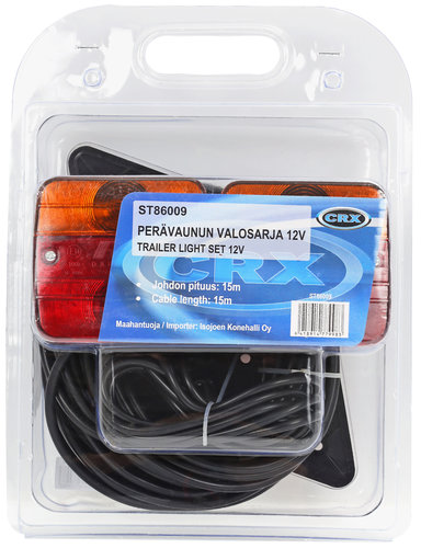 PERÄKÄRRYN VALOSARJA 15M 12V - Halogen-takavalosarjat - ST86009 - 1