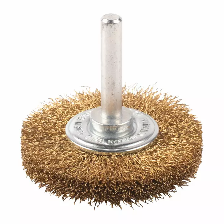 Milwaukee lautasharja suorahiomakoneeseen, aallotettu messinki teräsharja 50mm - Laikkaharjat - 4932501709 - 1