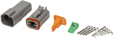 Liitinsarja Deutsch DT 4-nap uros+naaras - Lisävalojen liittimet - ST86134A - 1