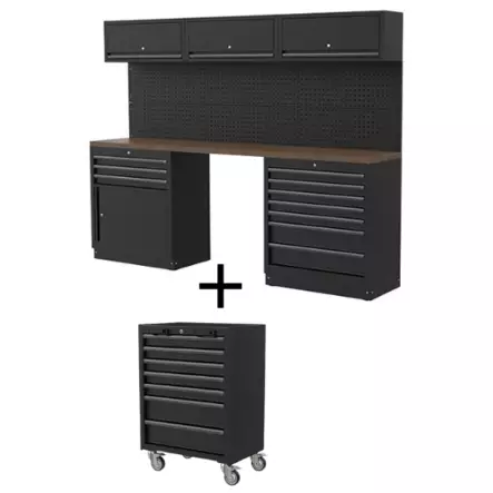 Boxo Kalustekokonaisuus 2588mm + Boxo työkaluvaunu - Kalustekokonaisuudet - 285-BMB31260072B - 1