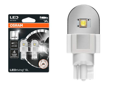 LED-polttimopari T10 Osram LEDriving SL - LED-polttimot - 10-921DWP-02B - 1