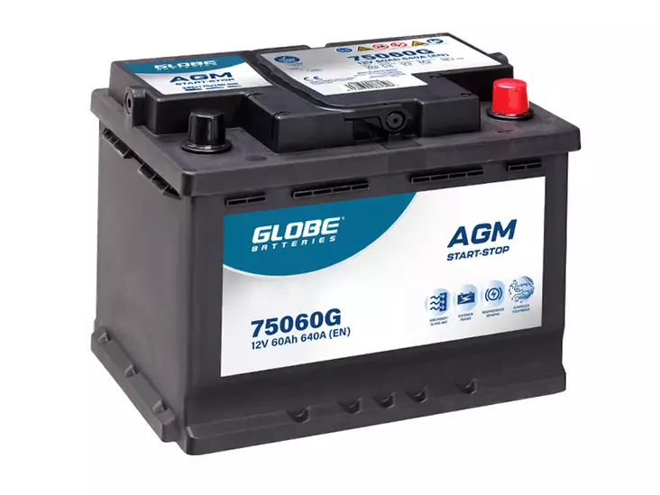 Akku Globe AGM 60Ah - Muut akut - 1806-75060G - 1