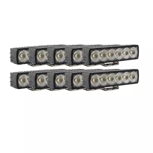 Bullpro Sectrum 18 Slim 10pak - LED-työvalot alle 30w - 1603-300236PAK - 1