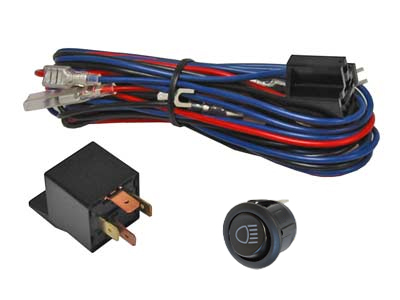 JOHTOSARJA 12V RELE+KATK. - Lisävalojen relejohtosarjat  - 1605-WK005L - 1