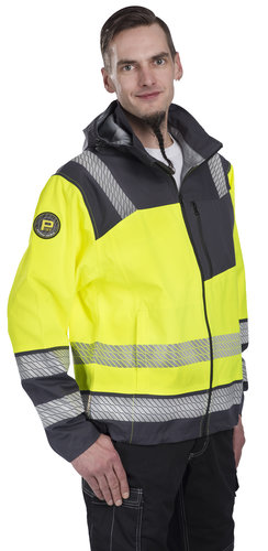 Kuoritakki Jade Keltainen/Harmaa Patron - Kesätyötakit - PAT566-2XL - 1