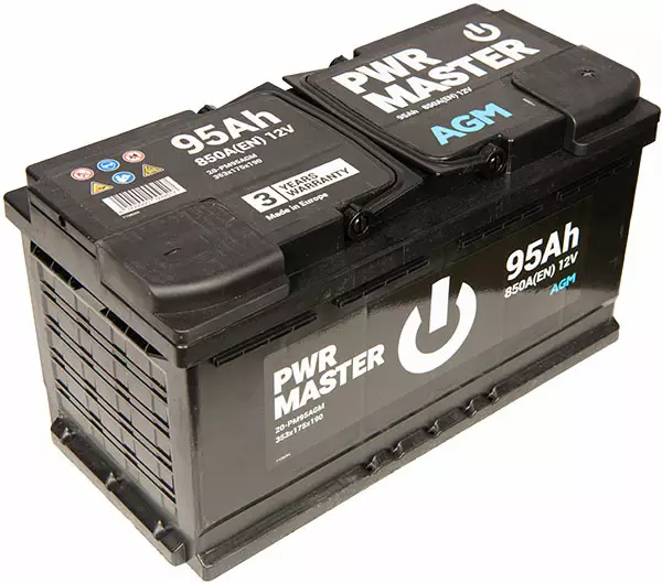 PWR Master AGM akku 95Ah 850A - Muut akut - 20-PM95AGM - 1